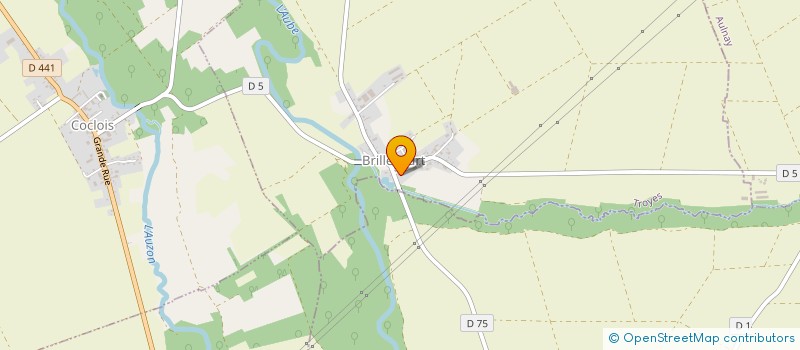 localisation de l'entreprise MADAME CLAUDIA HATTINGUAIS  BRILLECOURT