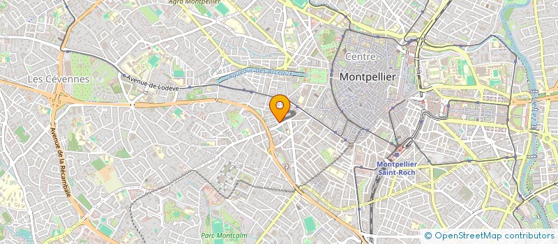 localisation de l'entreprise MADAME CLAUDIA HERNANDEZ NASS à MONTPELLIER