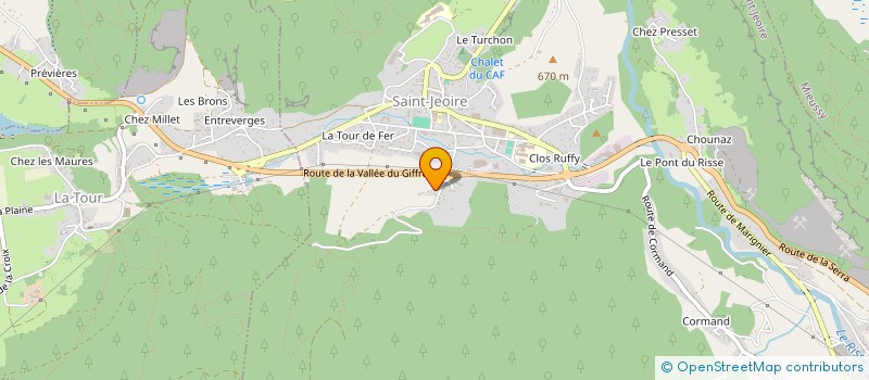 localisation de l'entreprise MADAME CLAUDIA JENATTON à SAINT-JEOIRE