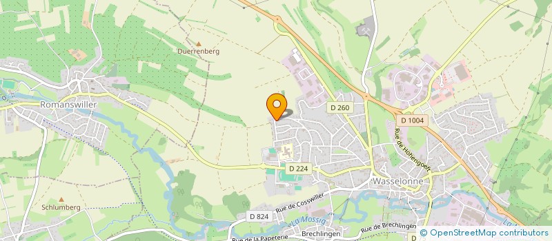 localisation de l'entreprise MADAME CLAUDIA KORF  WASSELONNE