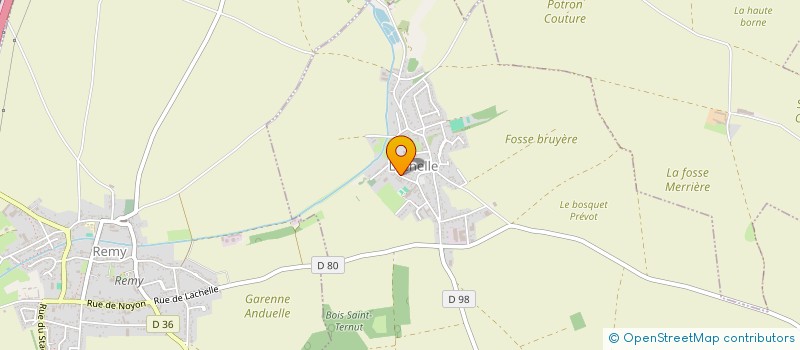 localisation de l'entreprise MADAME CLAUDIA LE DAHERON  PRONLEROY