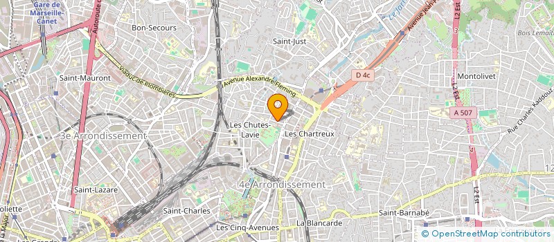 localisation de l'entreprise MADAME CLAUDIA LOPEZ  MARSEILLE