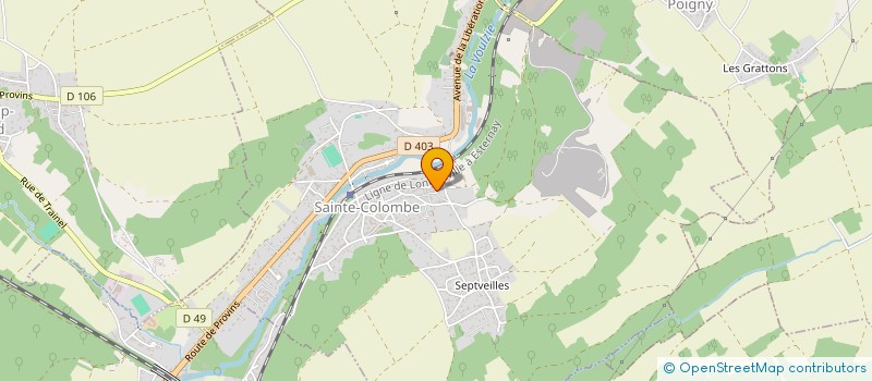 localisation de l'entreprise MADAME CLAUDIA LOPEZ MONTES  SAINTE-COLOMBE