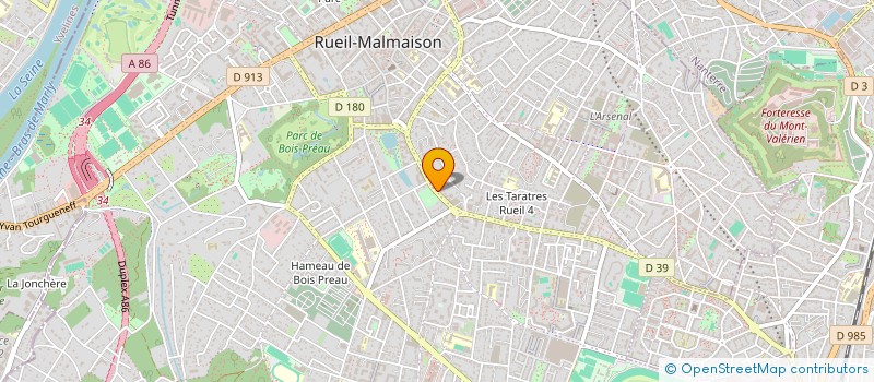 localisation de l'entreprise MADAME CLAUDIA LOURO DOS SANTOS CAUBEL à RUEIL-MALMAISON