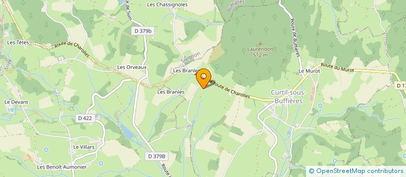 localisation de l'entreprise MADAME CLAUDIA MALATIER  MONTMELARD