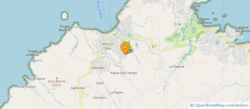 localisation de l'entreprise MADAME CLAUDIA MARTINEZ CHOIS à LES TROIS-ILETS