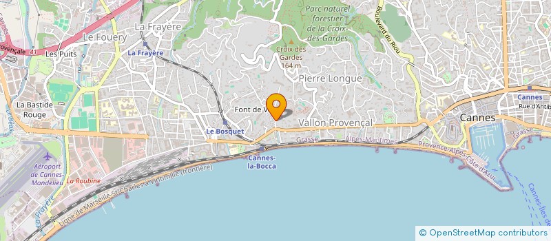 localisation de l'entreprise MADAME CLAUDIA MARTORANA  CANNES