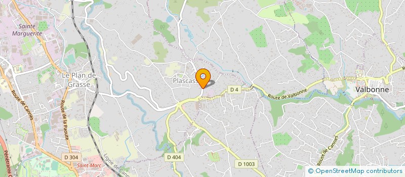 localisation de l'entreprise MADAME CLAUDIA MICHEL à GRASSE