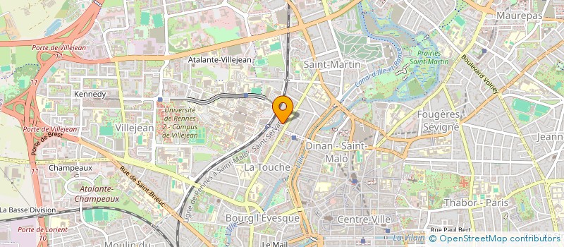 localisation de l'entreprise MADAME CLAUDIA MIHAESCU  RENNES
