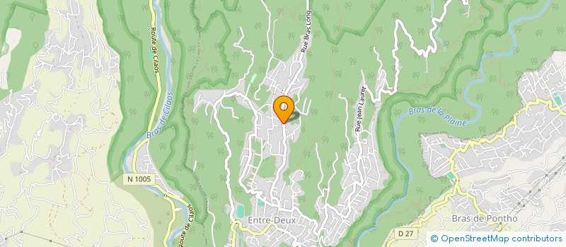 localisation de l'entreprise MADAME CLAUDIA MOILUIAVON  ENTRE-DEUX