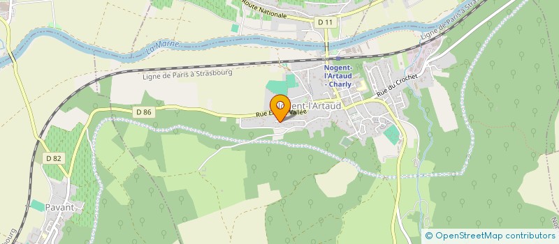 localisation de l'entreprise MADAME CLAUDIA NAYARADOU  NOGENT-L'ARTAUD