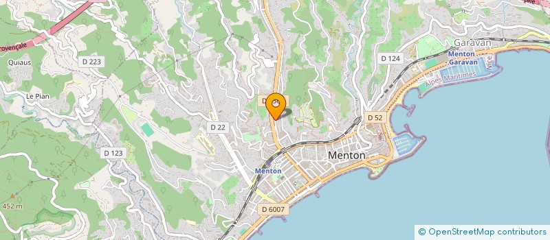 localisation de l'entreprise MADAME CLAUDIA ORDINER  MENTON