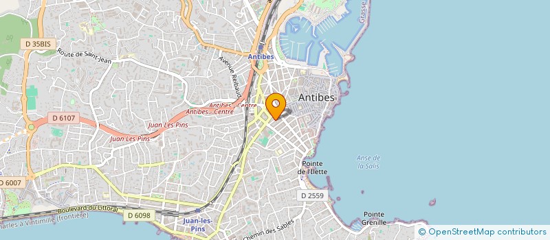 localisation de l'entreprise MADAME CLAUDIA PARTOS  ANTIBES