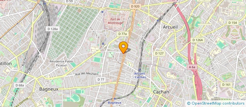 localisation de l'entreprise MADAME CLAUDIA POBLETE ZAMORANO à BAGNEUX