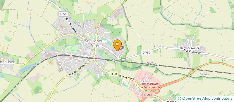 localisation de l'entreprise MADAME CLAUDIA PRETTI  SOULTZ-SOUS-FORETS