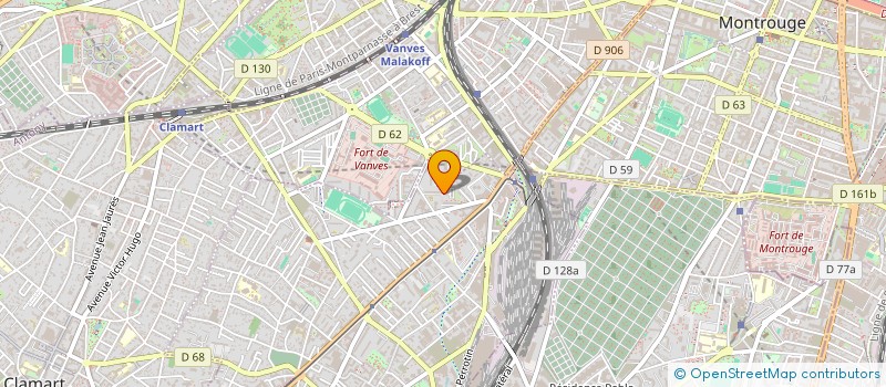 localisation de l'entreprise MADAME CLAUDIA QUINCHIA MOTATO  CHATILLON