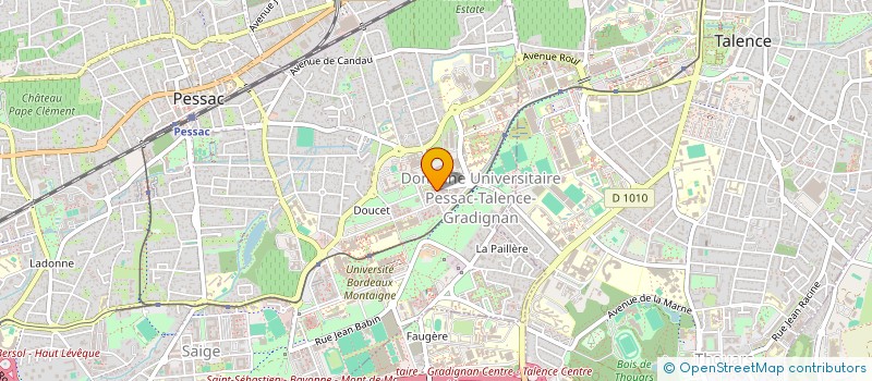 localisation de l'entreprise MADAME CLAUDIA RANAIVOSON à PESSAC