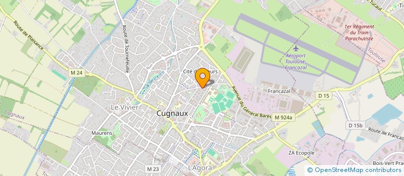 localisation de l'entreprise MADAME CLAUDIA RAQUEL TEIXEIRA DA SILVA à CUGNAUX