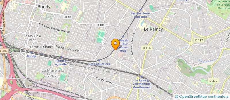 localisation de l'entreprise MADAME CLAUDIA RATIU  VILLEMOMBLE