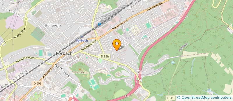 localisation de l'entreprise MADAME CLAUDIA RESCIGNO  FORBACH