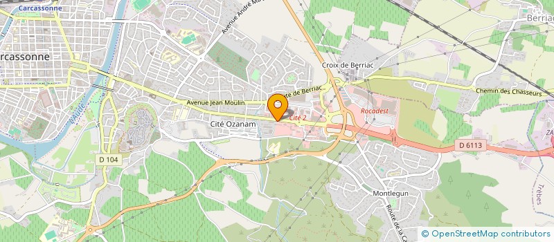 localisation de l'entreprise MADAME CLAUDIA RIDEL à CARCASSONNE