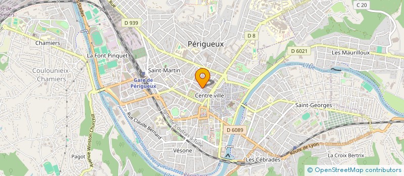 localisation de l'entreprise MADAME CLAUDIA RIQUET  PERIGUEUX