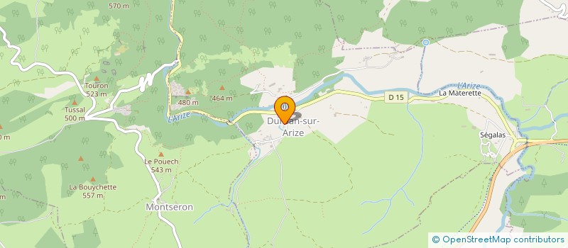 localisation de l'entreprise MADAME CLAUDIA RODRIGUEZ DE TERAN à DURBAN-SUR-ARIZE