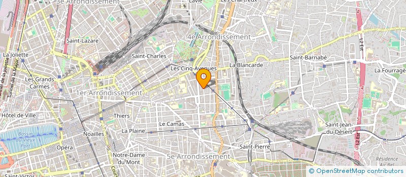 localisation de l'entreprise MADAME CLAUDIA ROSSETTI à MARSEILLE