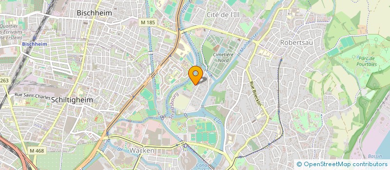 localisation de l'entreprise MADAME CLAUDIA SAAM à STRASBOURG