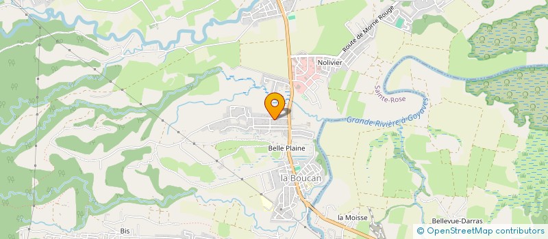 localisation de l'entreprise MADAME CLAUDIA SAINT MARC à SAINTE-ROSE