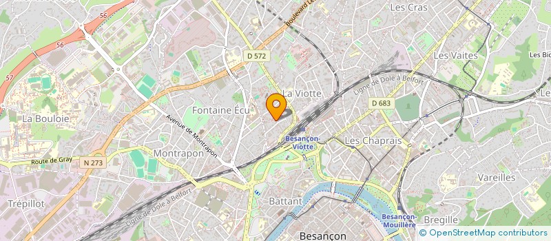 localisation de l'entreprise MADAME CLAUDIA SARUBBI à BESANCON