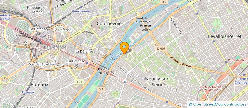 localisation de l'entreprise MADAME CLAUDIA SENA FALCAO à NEUILLY-SUR-SEINE