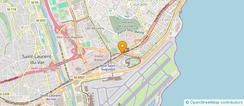 localisation de l'entreprise MADAME CLAUDIA SILVA CARDOSO GONCALVES à NICE