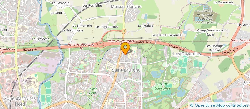 localisation de l'entreprise MADAME CLAUDIA SIU MIRANDA  RENNES