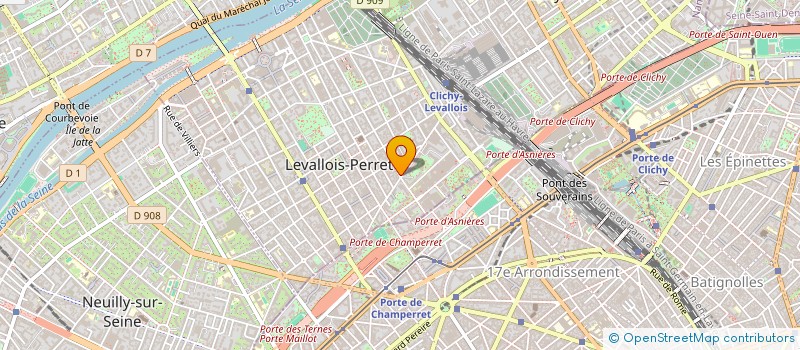 localisation de l'entreprise MADAME CLAUDIA SOARE à LEVALLOIS-PERRET
