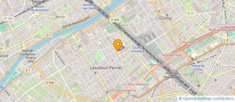 localisation de l'entreprise MADAME CLAUDIA STELLA DURAN ARCILA à LEVALLOIS-PERRET