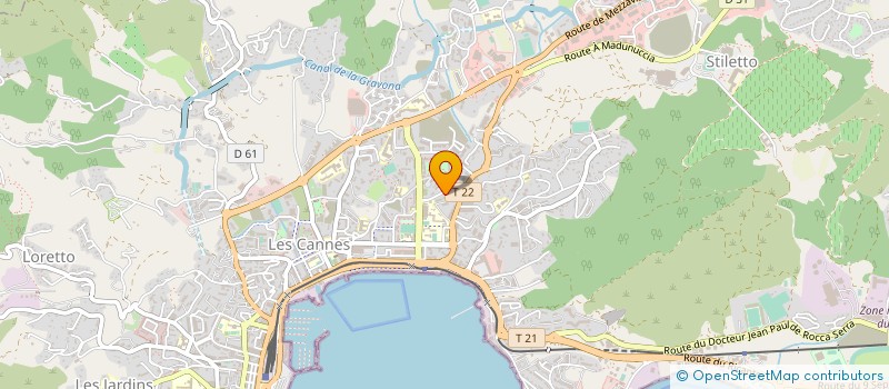 localisation de l'entreprise MADAME CLAUDIA STOLLBERT à AJACCIO