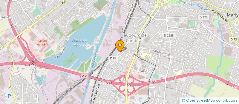 localisation de l'entreprise MADAME CLAUDIA STROPPE  VALENCIENNES