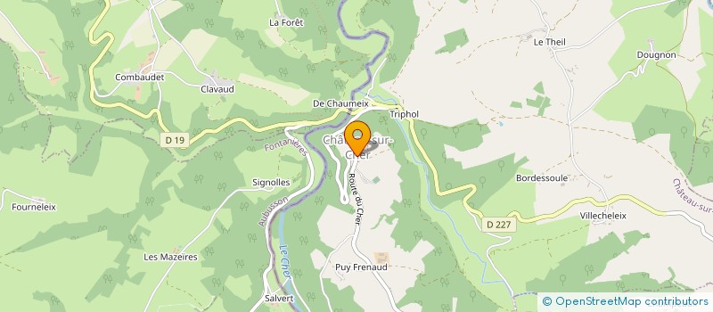 localisation de l'entreprise MADAME CLAUDIA SWAIN  SAINT-MAURICE-PRES-PIONSAT