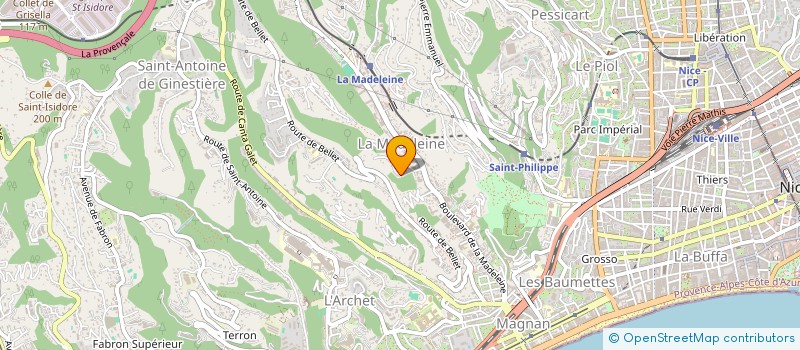 localisation de l'entreprise MADAME CLAUDIA TASSA à NICE