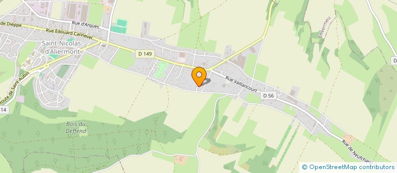 localisation de l'entreprise MADAME CLAUDIA TERAL  SAINT-NICOLAS-D'ALIERMONT