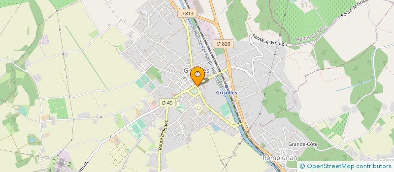 localisation de l'entreprise MADAME CLAUDIA VANDAIS  GRISOLLES