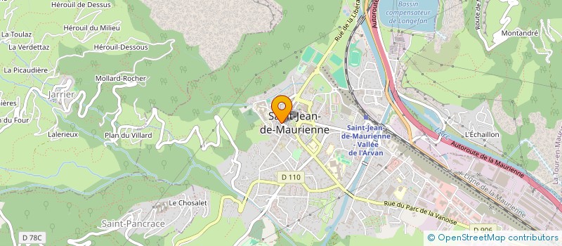 localisation de l'entreprise MADAME CLAUDIA VERA RIOS à SAINT-JEAN-DE-MAURIENNE