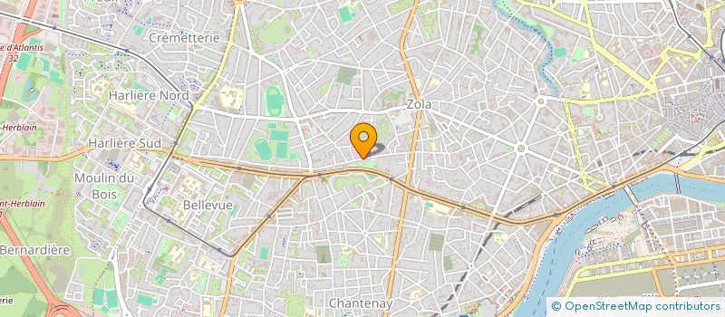 localisation de l'entreprise MADAME CLAUDIA VERMEULIN-POROI  NANTES