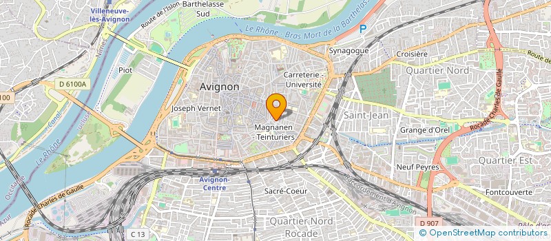localisation de l'entreprise MADAME CLAUDIA VICTORIA SANDOVAL à AVIGNON