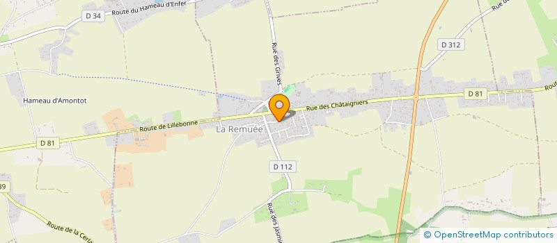 localisation de l'entreprise MADAME CLAUDIA VIERO  LA REMUEE