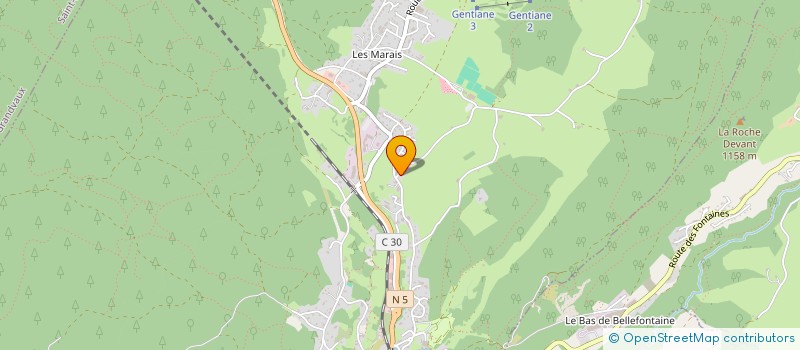 localisation de l'entreprise MADAME CLAUDIA VIRGILLITO  LONGCHAUMOIS