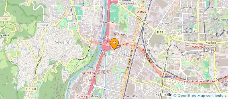 localisation de l'entreprise MADAME CLAUDIA ZUCARO  ECHIROLLES