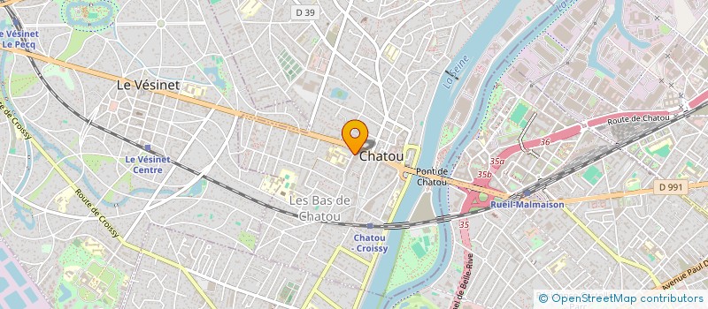 localisation de l'entreprise MADAME CLAUDIANE RODRIGUES DE OLIVEIRA  CHATOU