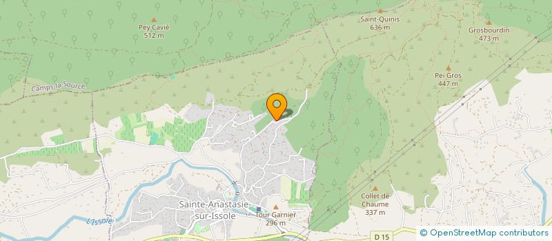 localisation de l'entreprise MADAME CLAUDIE ABOLLIVIER  SAINTE-ANASTASIE-SUR-ISSOLE